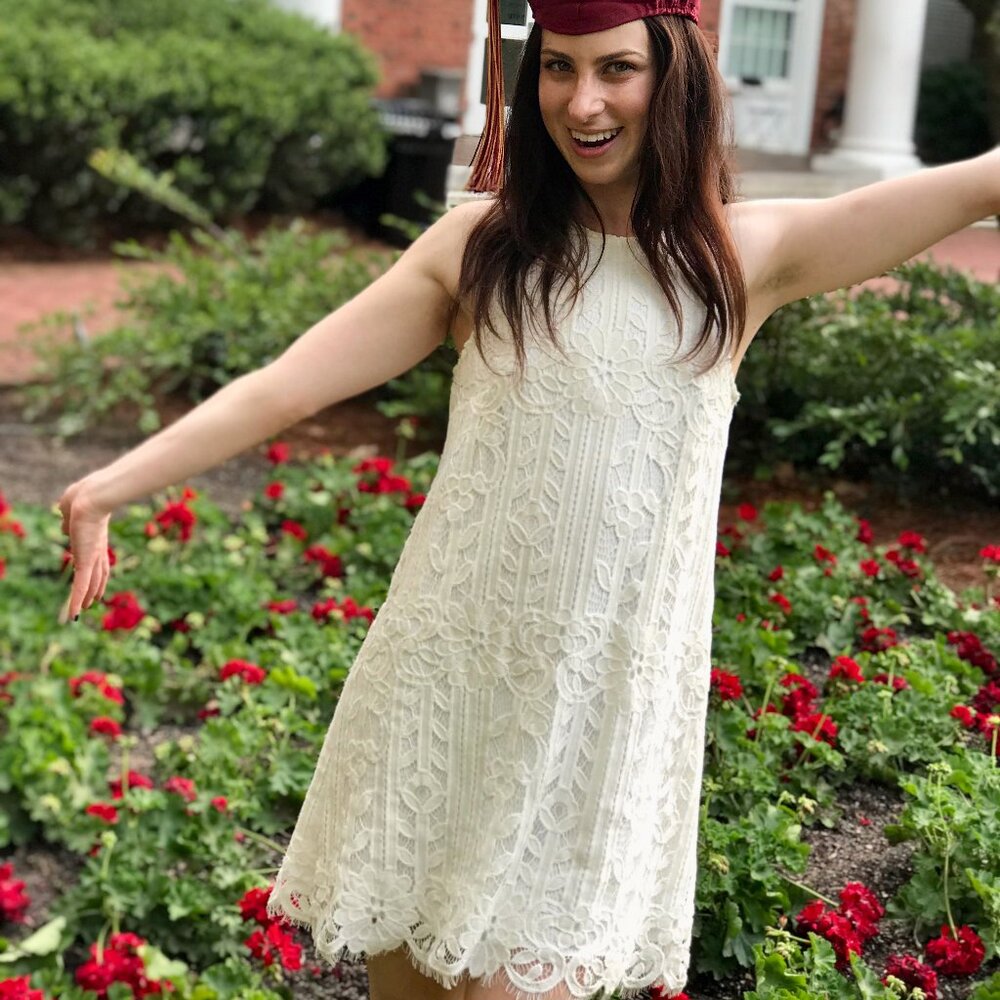 Speechless White Lace Dress, Size XXS